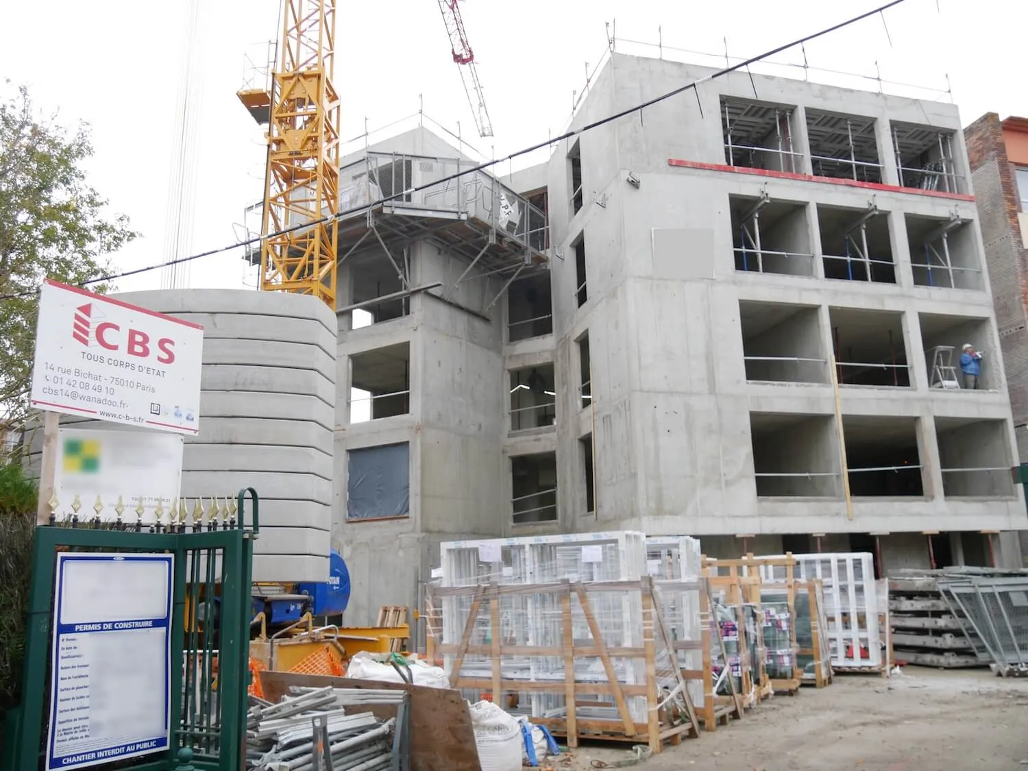 Chantier de Gros Oeuvre réalisé par CBS