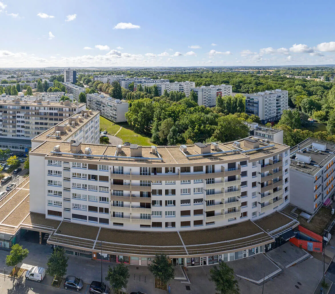 Chantier terminé Saint-Michel-sur-Orge - Panorama des bâtiments